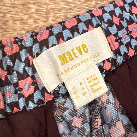 Anthropologie • Maeve wide leg printed pants - Picture 5 of 5